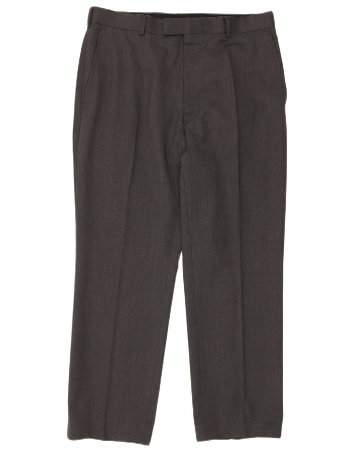 Ted Baker Muško rastezljivo dvodijelno odijelo s 2 gumba UK 42 XL W36 L30 Siva vuna