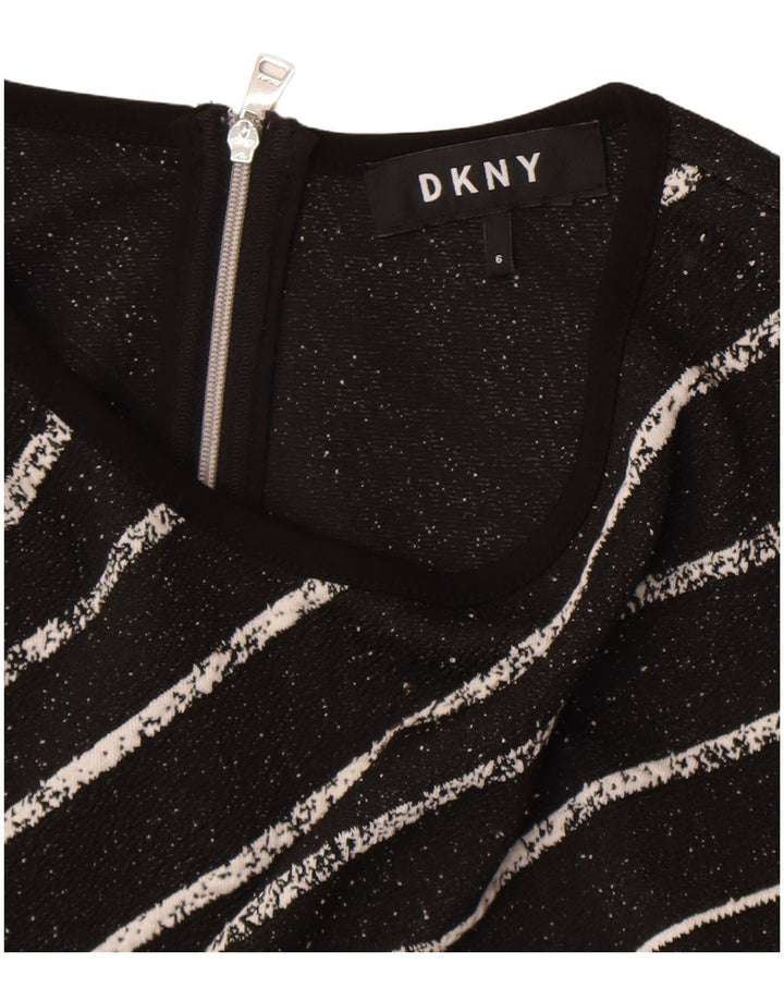 Dkny ženska plašt haljina bez rukava US 6 srednje crne pruge