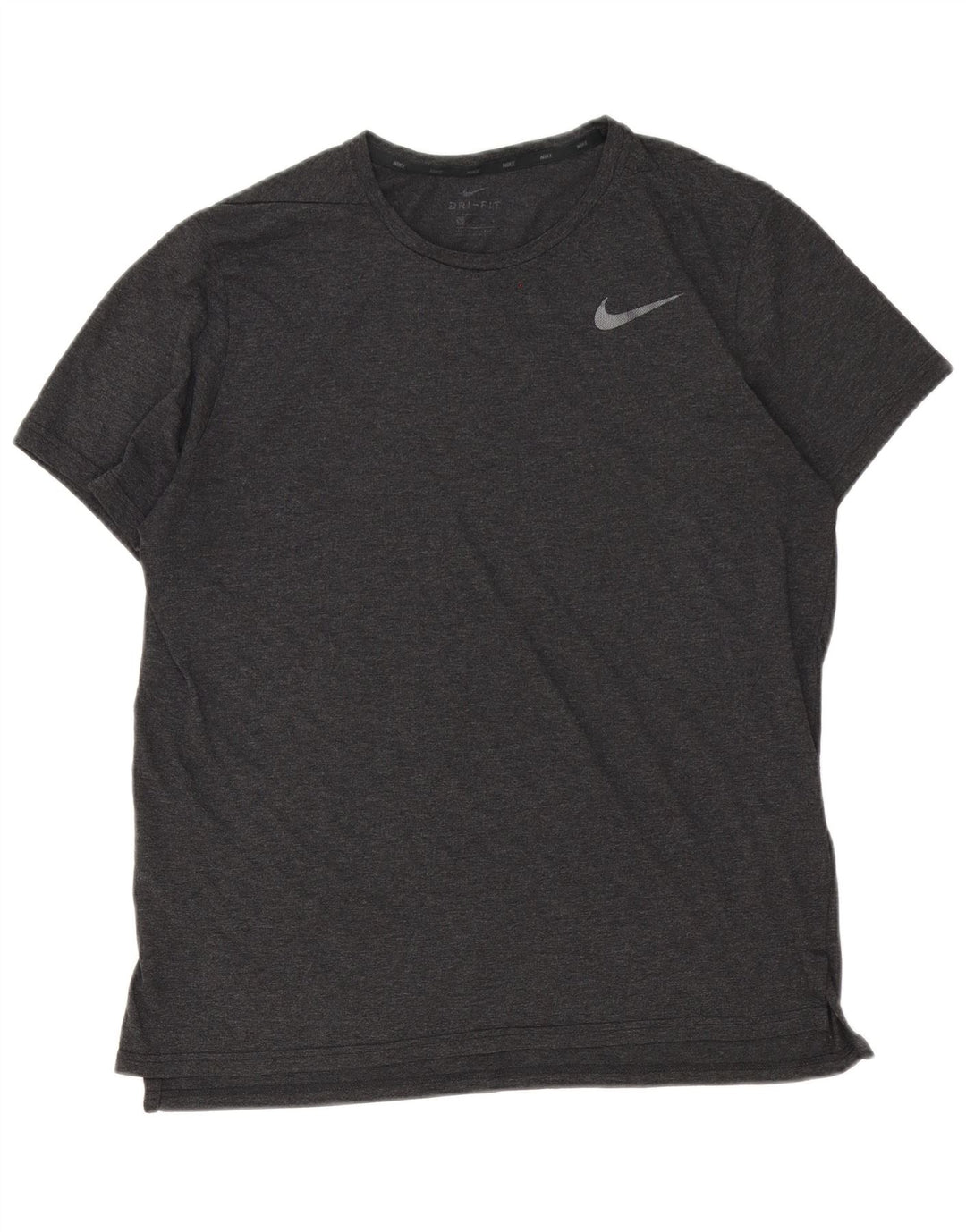 Nike Dri Fit majica kratkih rukava srednje sivi poliester