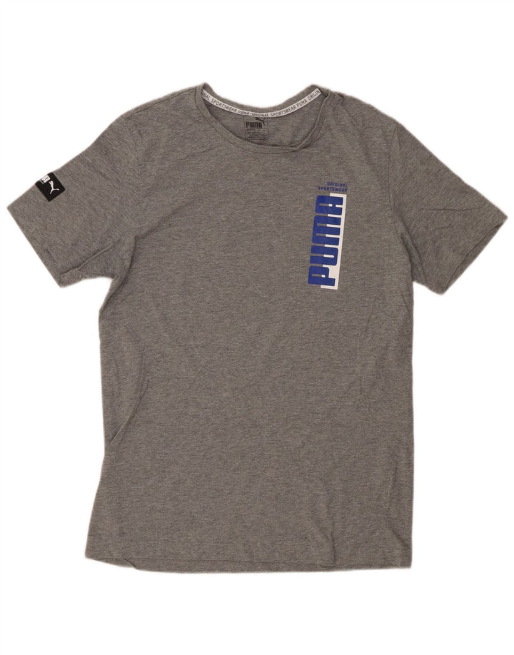 PUMA muška majica kratkih rukava s grafičkim motivima, srednje siva