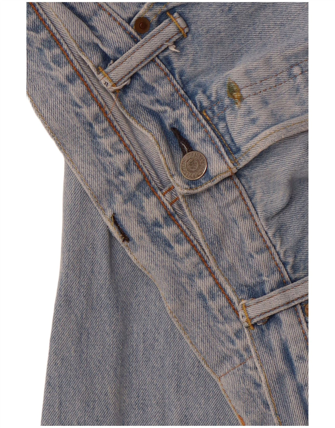 LEVI'S muške 501 ravne traperice W36 L27 plavi pamuk
