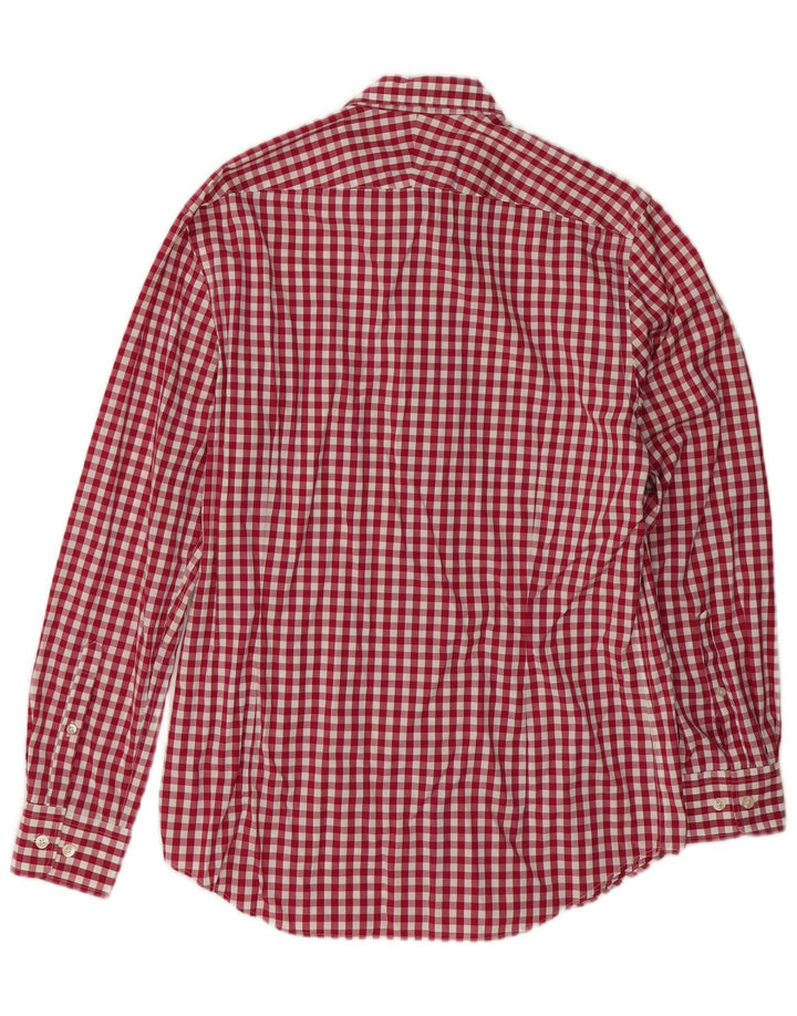 Charles Tyrwhitt muška ekstra uska košulja srednje crvene boje od gingham pamuka