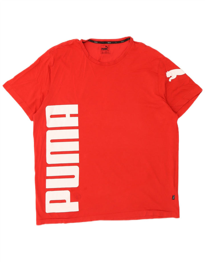 Puma muška majica s grafičkim motivima XL crvena