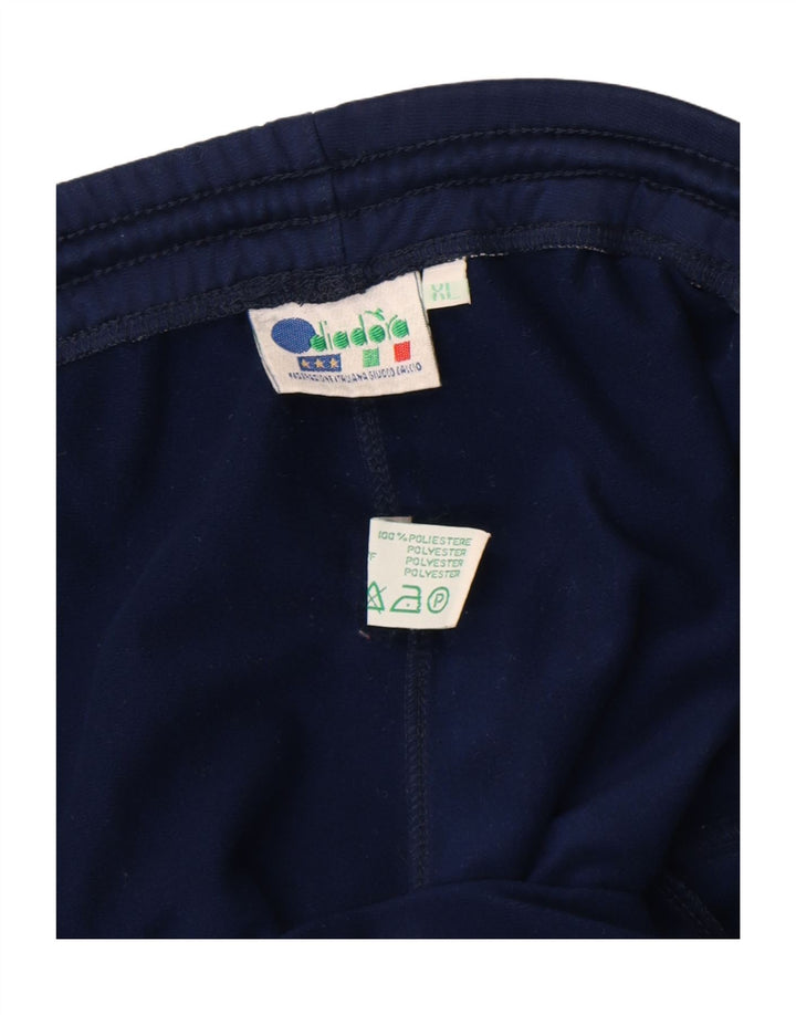 DIADORA Mens Tracksuit Trousers XL Navy Blue Polyester Vintage Diadora and Second-Hand Diadora from Messina Hembry 