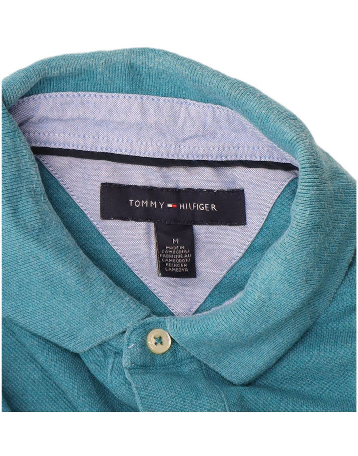 TOMMY HILFIGER Muška polo majica Srednje plavi pamuk