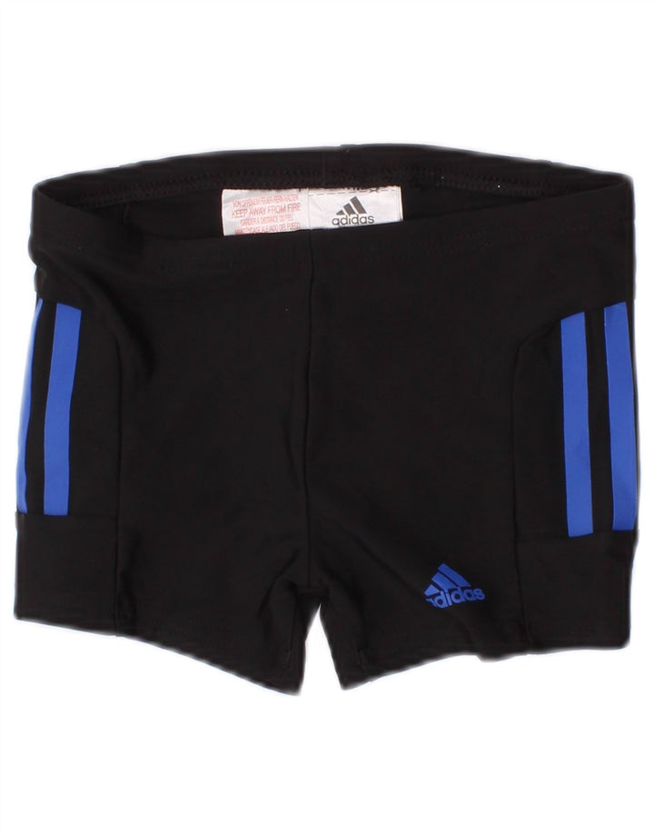Adidas kratke sportske hlače za dječake 3-4 godine, crni poliester