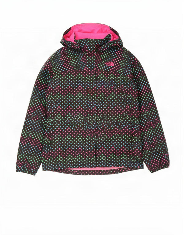 The North Face Girls Hyvent kišna jakna 14-15 godina XL crna geometrijska