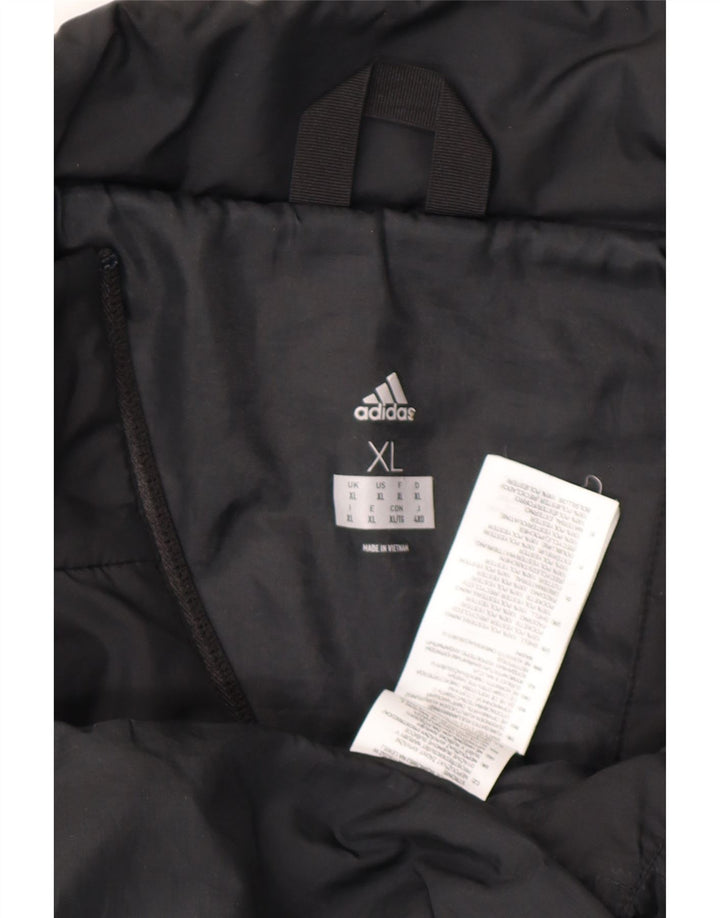 ADIDAS muška podstavljena jakna UK 42 XL crni poliester