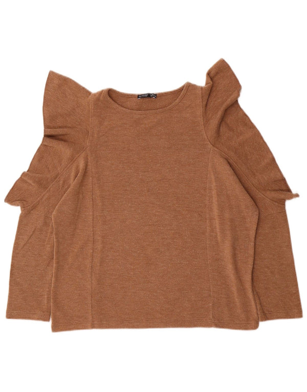Zara ženski gornji dio s 3/4 rukavima UK 10 Small Beige