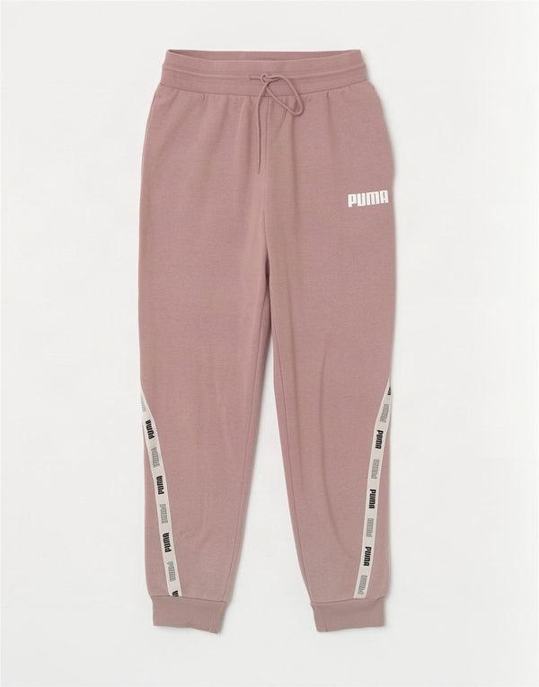Puma Ženske grafičke trenirke Joggers UK 10 Small Pink Colourblock
