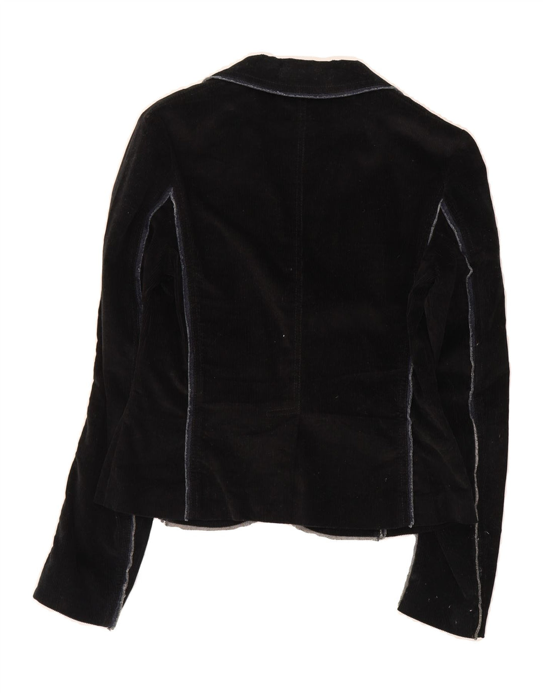 GF FERRE Womens 2 Button Corduroy Blazer Jacket IT 44 Medium Navy Blue Vintage GF Ferre and Second-Hand GF Ferre from Messina Hembry 