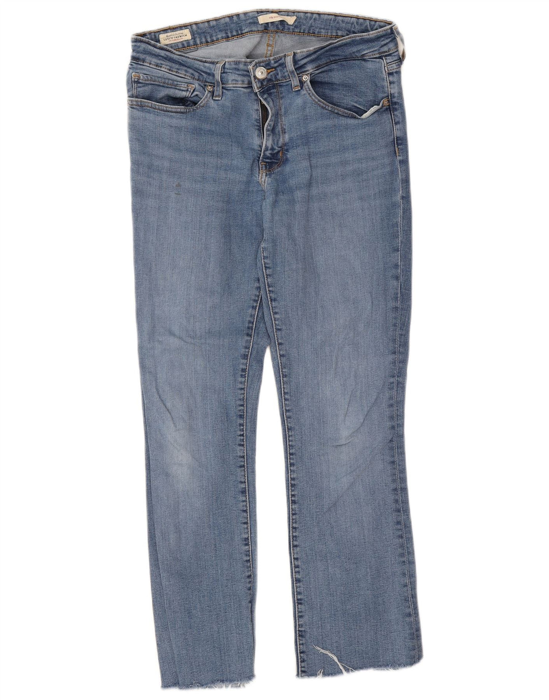 Levi's ženske 715 Bootcut traperice W30 L27 plavi pamuk