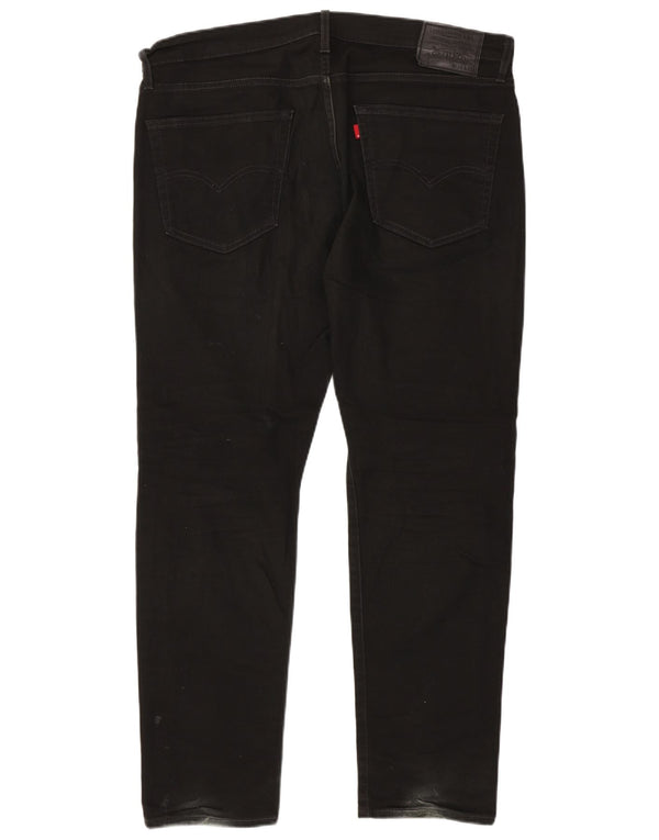 Levi's muške 512 uske sužene traperice W36 L32 crni pamuk