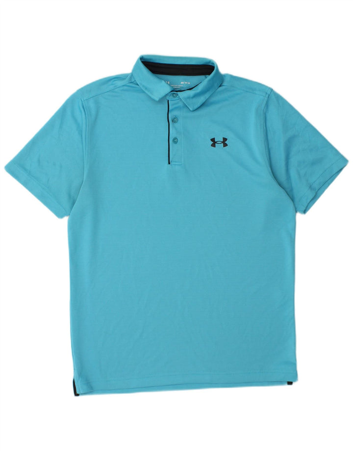 UNDER ARMOUR Muška polo majica širokog kroja srednje plavi poliester