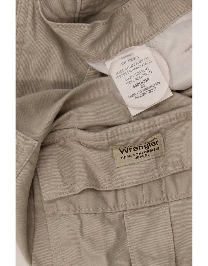 Wrangler muške kargo kratke hlače W40 XL sivi pamuk