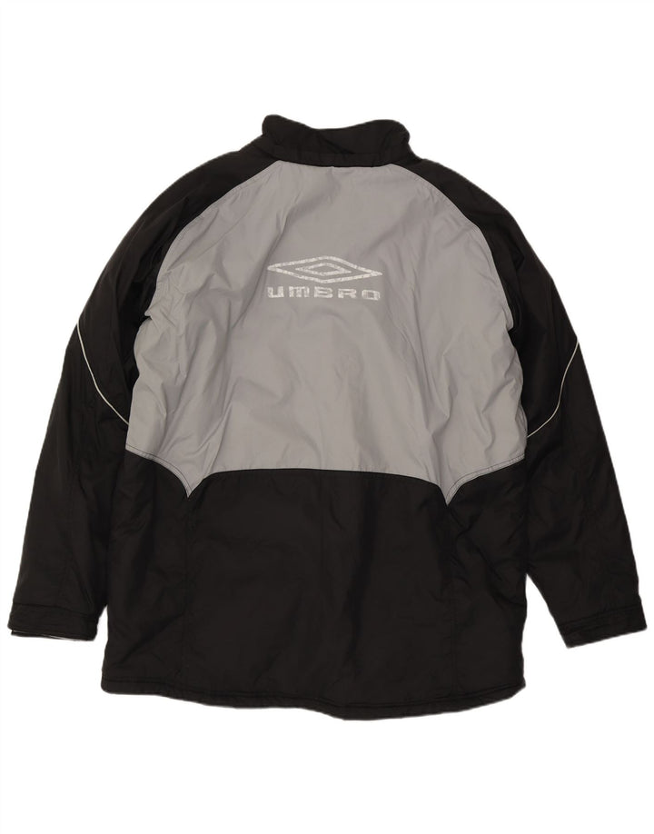 Umbro muška vjetrovka jakna UK 42 XL Sivi Colourblock najlon