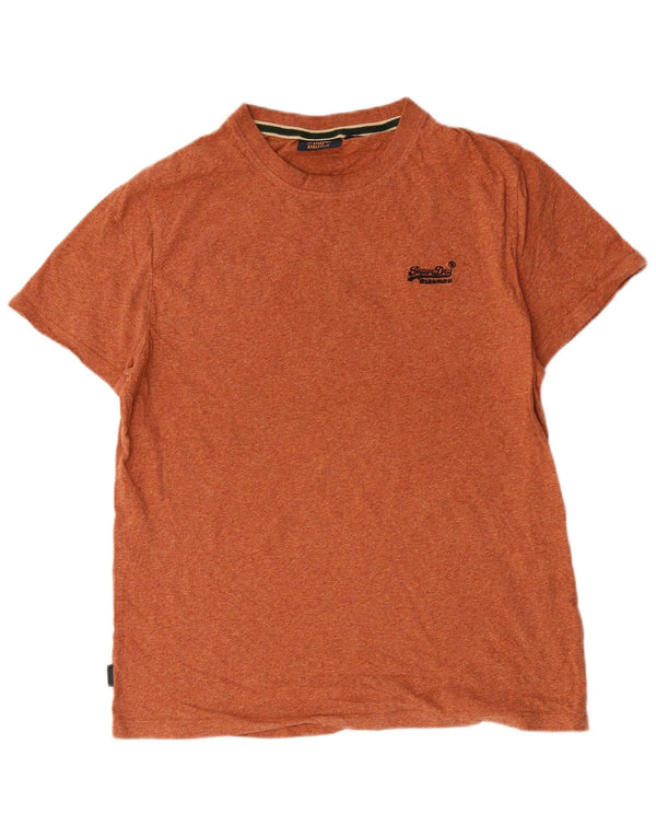 Superdry muška majica kratkih rukava XL narančasti pamuk