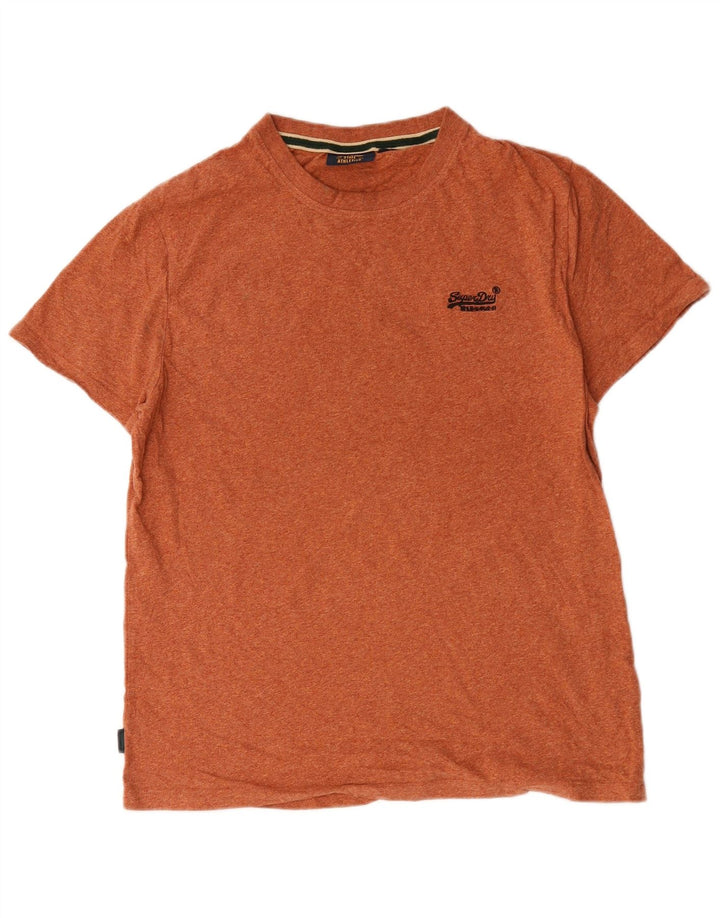 Superdry muška majica kratkih rukava XL narančasti pamuk