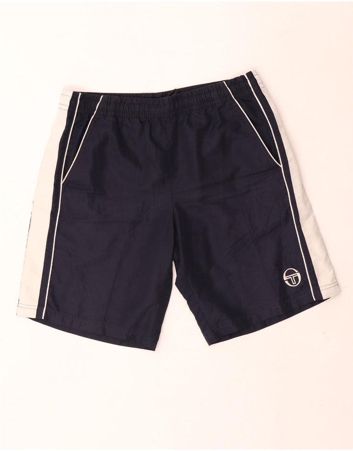 Sergio Tacchini muške sportske kratke hlače srednje tamnoplave poliesterske boje