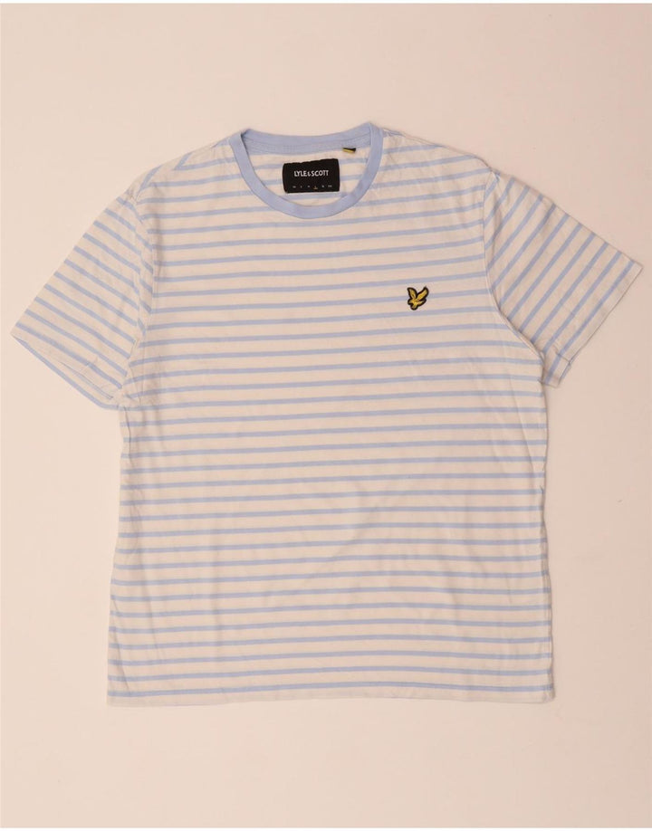 LYLE & SCOTT Ženska majica kratkih rukava, veliki pamuk na bijele pruge