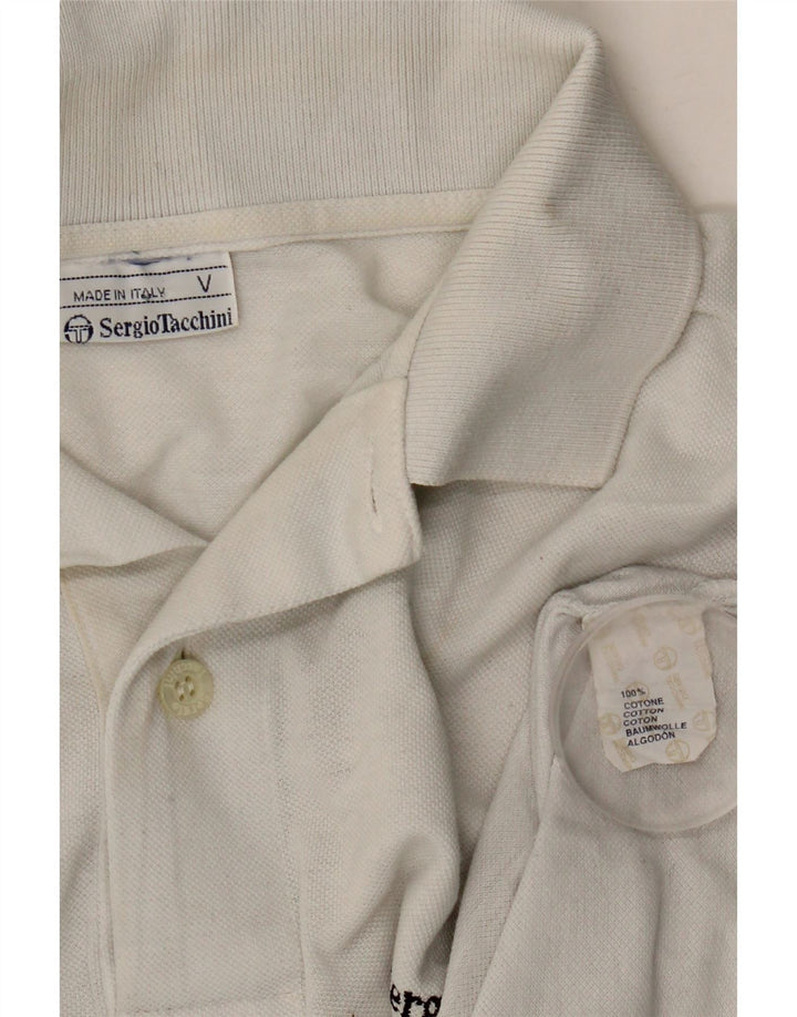 SERGIO TACCHINI Muška polo majica Medium White Tie Dye Pamuk