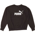 PUMA Womens Oversized Graphic Sweatshirt Jumper UK 14 Medium Black Cotton Vintage Puma and Second-Hand Puma from Messina Hembry 