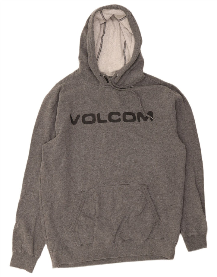Volcom muška majica s kapuljačom, veliki sivi pamuk