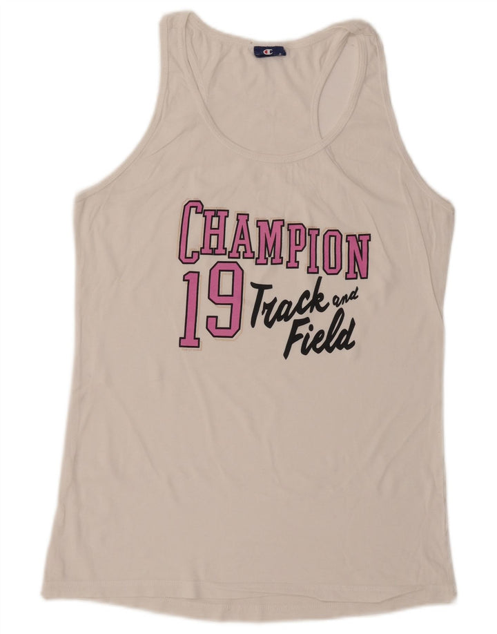 CHAMPION Ženski prsluk s grafičkim motivima UK 20 2XL bijeli