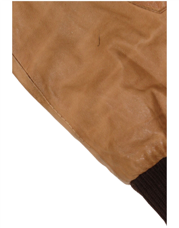 Bata muška kožna jakna s kapuljačom IT 50 Large Beige Leather