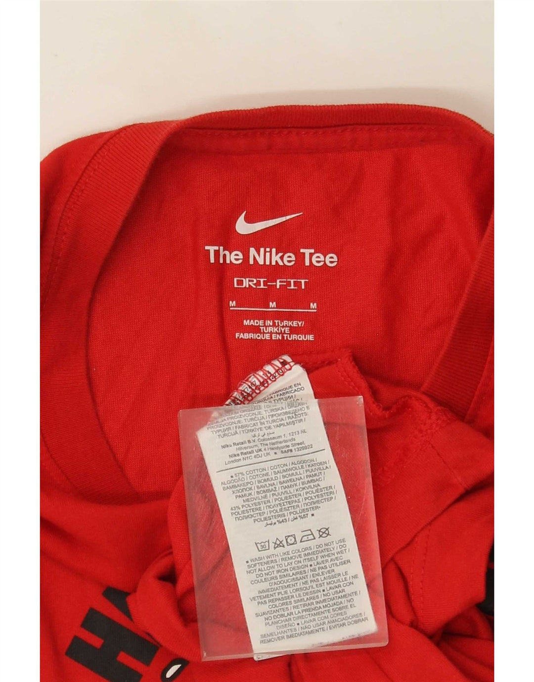 Nike Dri Fit Graphic T-Shirt majica srednje crvene boje