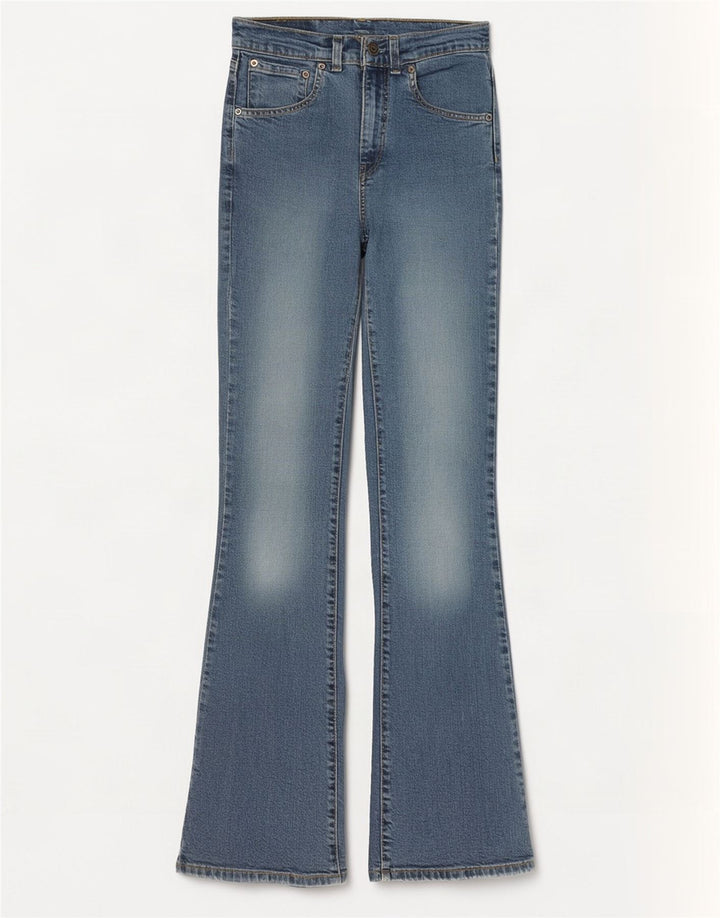 Levi's ženske 525 lepršave traperice W28 L34 plavi pamuk