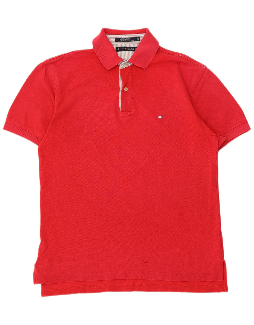 Tommy Hilfiger muška polo majica srednje crvene pamučne boje
