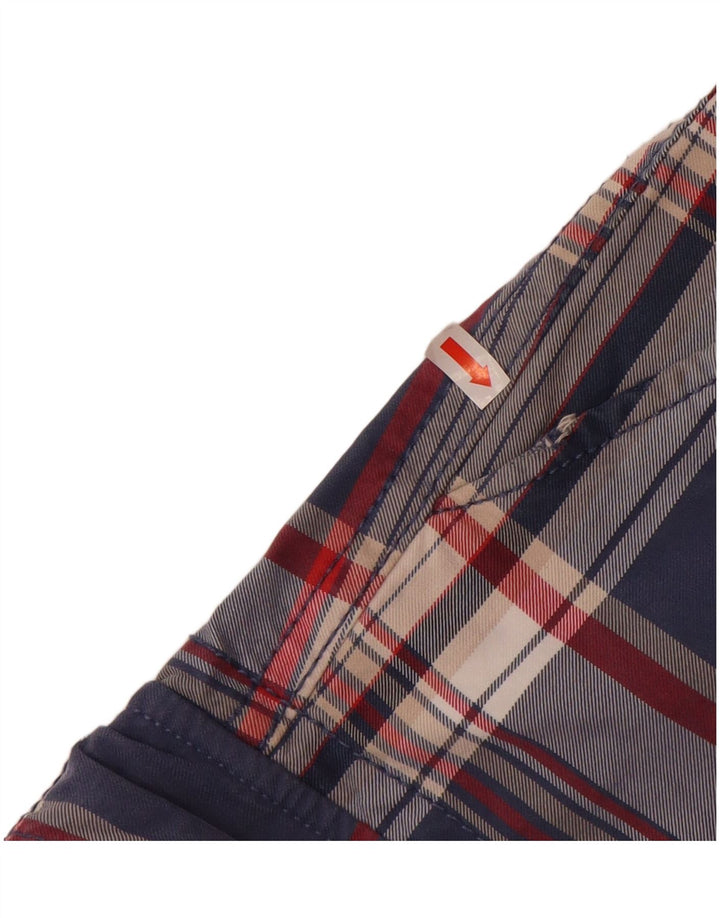 TOMMY HILFIGER Muške kargo kratke hlače W32 Srednje tamnoplavi karirani pamuk