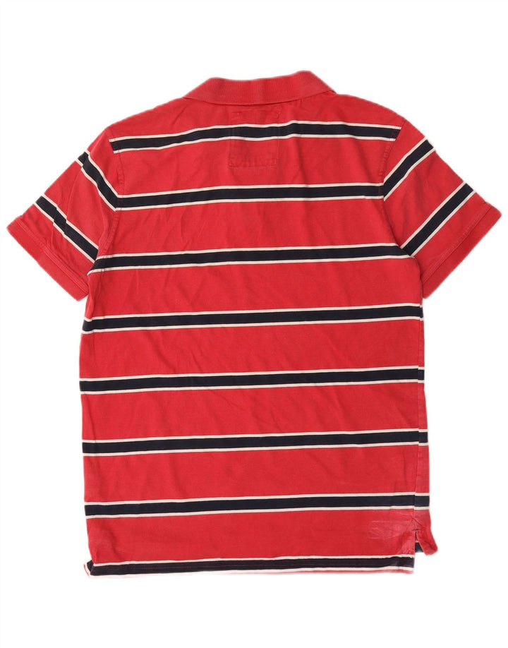 Crew Clothing Muška polo majica Srednje crvene pruge Pamuk