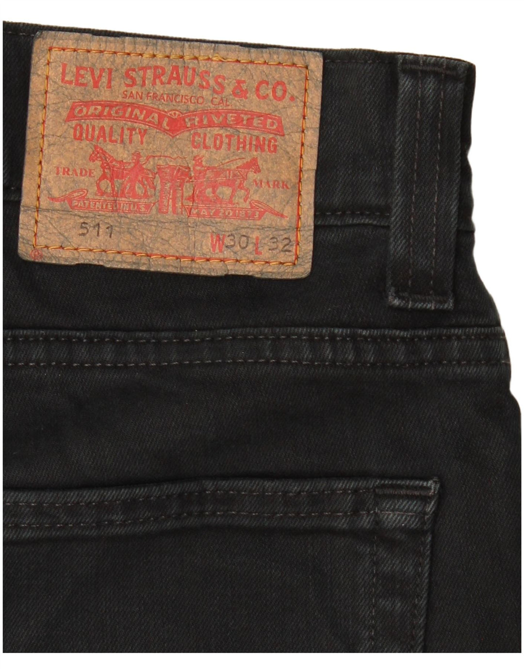 Levi's ženske 511 uske traperice W30 L32 crne