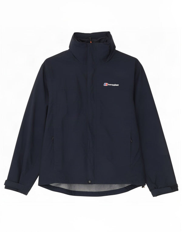 Berghaus muška vjetrovka s kapuljačom UK 40 velika tamnoplava poliamidna