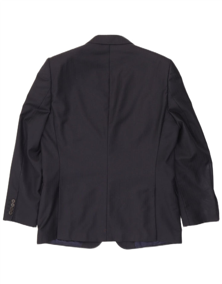 JAEGER Muška jakna sa 2 gumba Alfred Brown UK 44 2XL tamnoplava