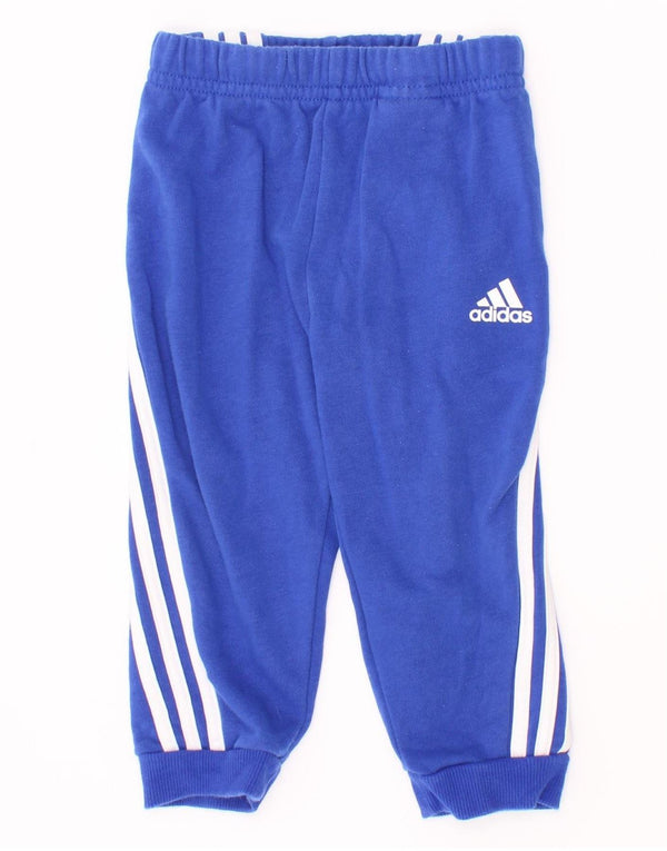 Adidas Baby Boys Trenirke Hlače 9-12 mjeseci Plavi pamuk