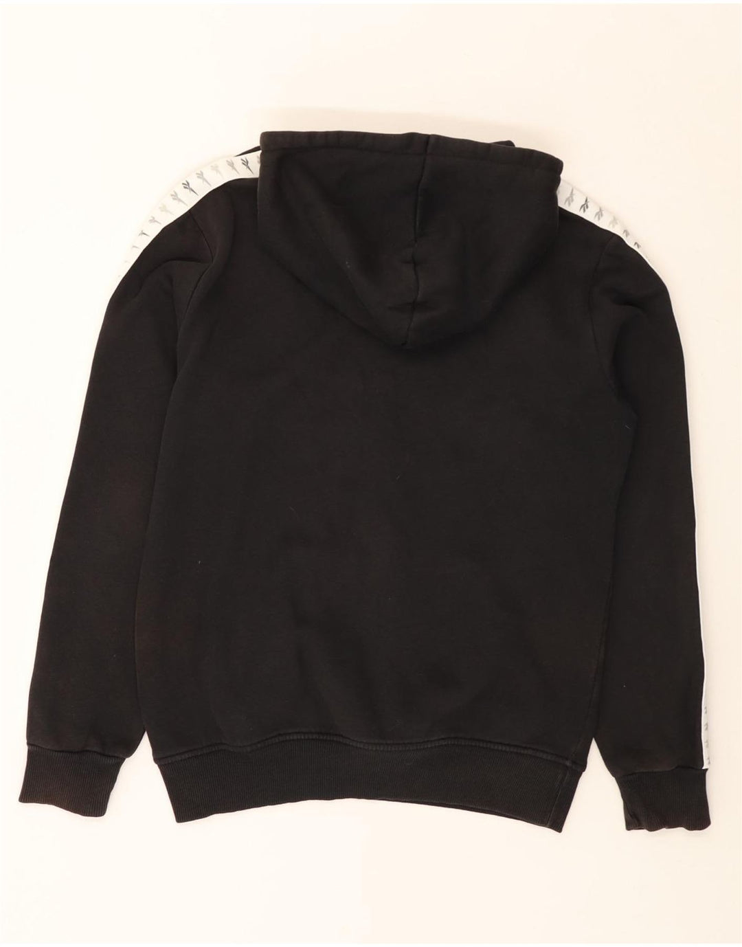 REEBOK muška klasična majica s kapuljačom s kapuljačom, mali crni pamuk u blokovima boja