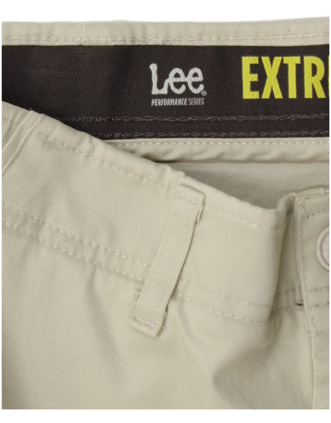 LEE muške ravne chino hlače Extreme Comfort W33 L30 Zeleni pamuk