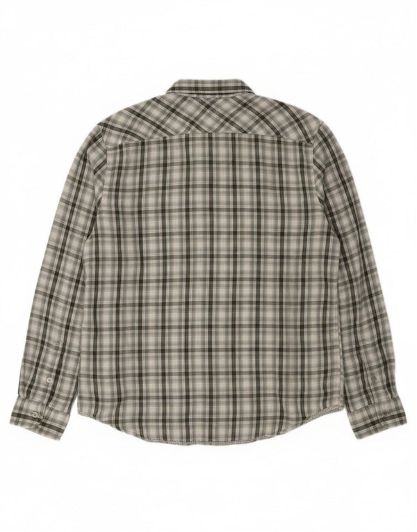 Calvin Klein Jeans muška vojna košulja XL sivi karirani pamuk