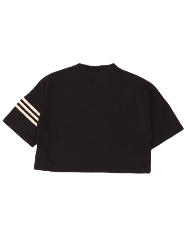 Adidas ženska majica kratkih rukava UK 8/10 mala crna pamučna