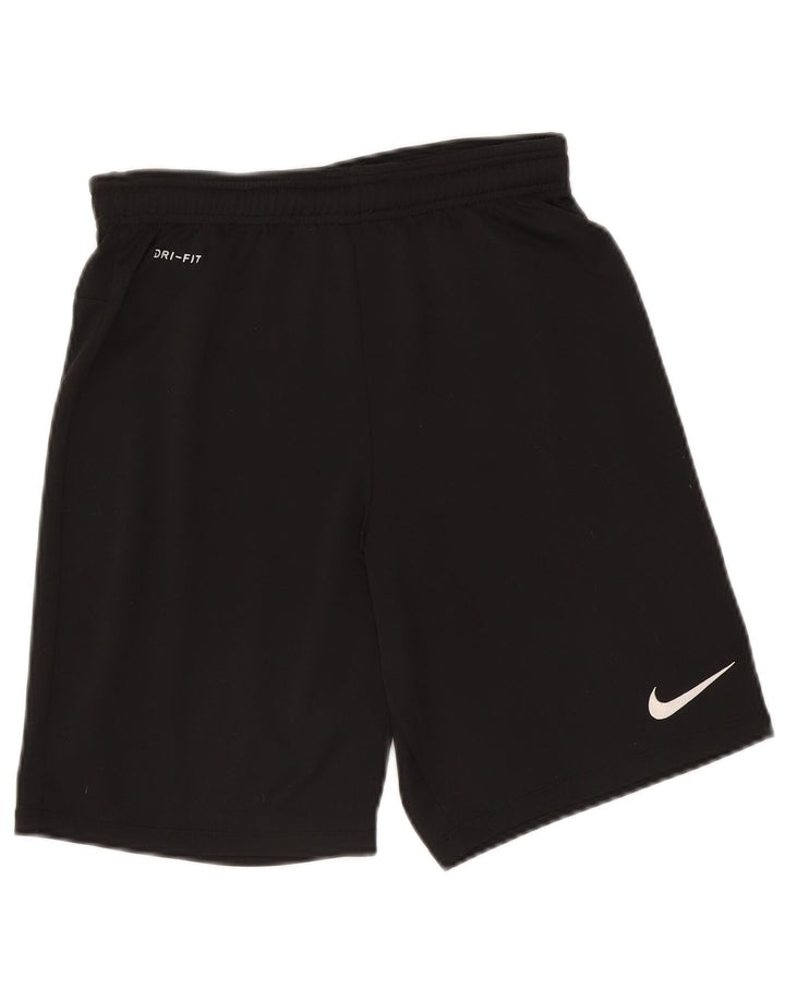 Nike muške Dri Fit sportske kratke hlače srednje crne boje od poliestera