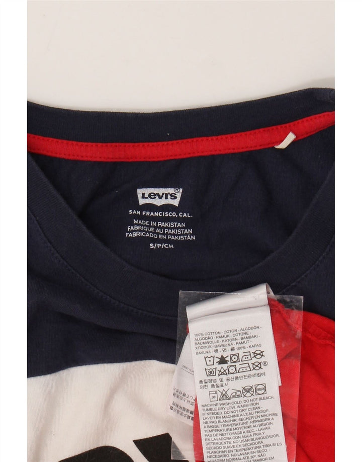 LEVI'S ženski kratki grafički prsluk UK 10 malih raznobojnih pruga