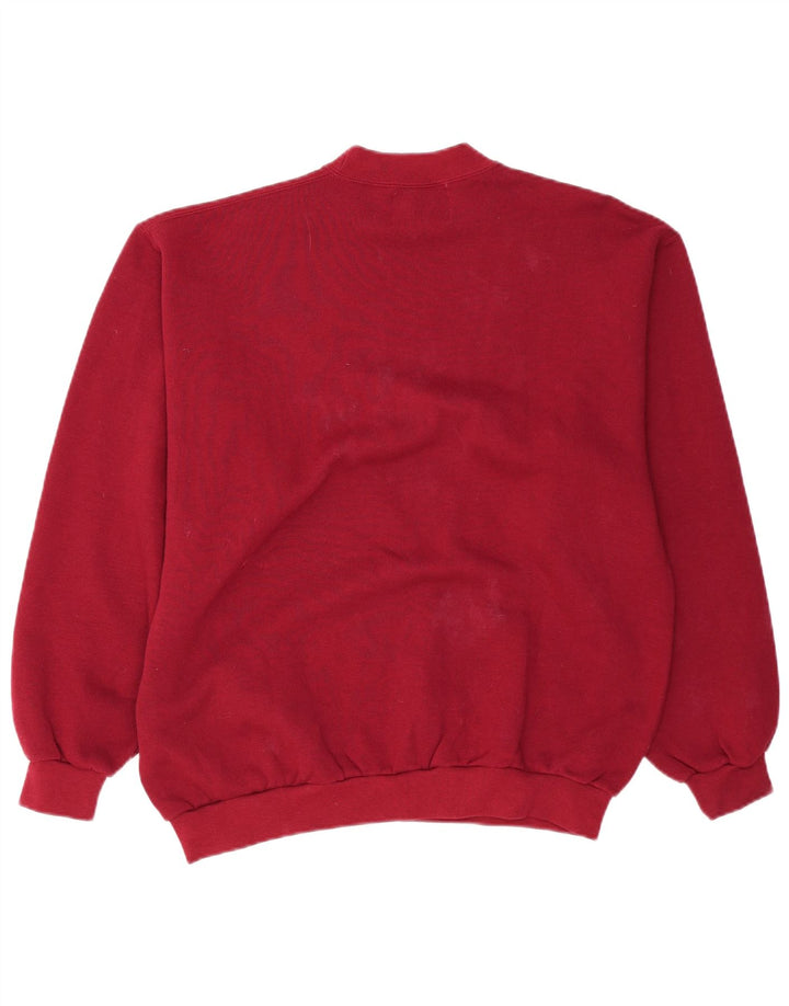 GYMNASIUM Muški džemper s grafičkim motivima Veliki tamnocrveni