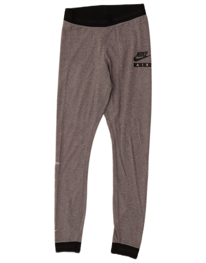 Nike ženske tajice UK 10 male sive boje, pamuk