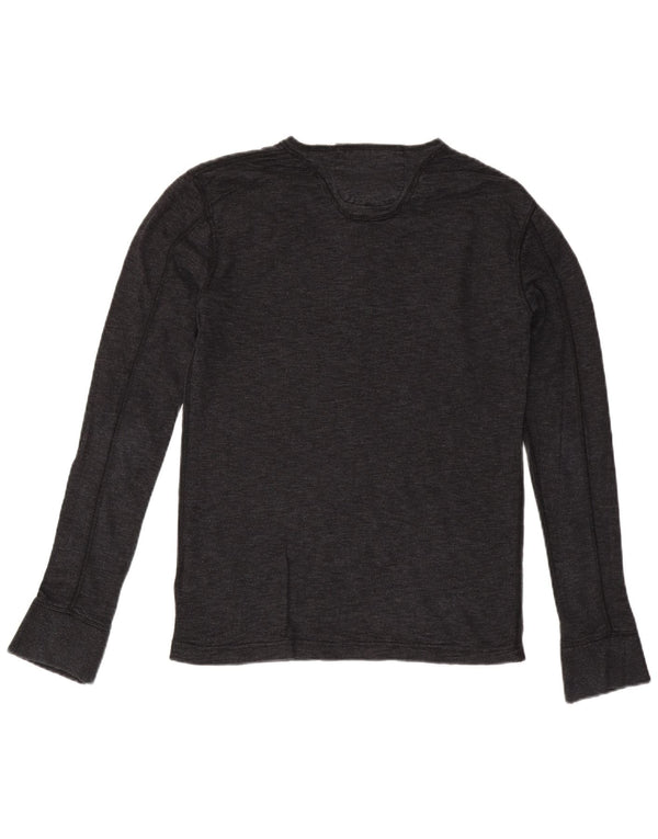 SUPERDRY muška majica dugih rukava, srednje sivi pamuk