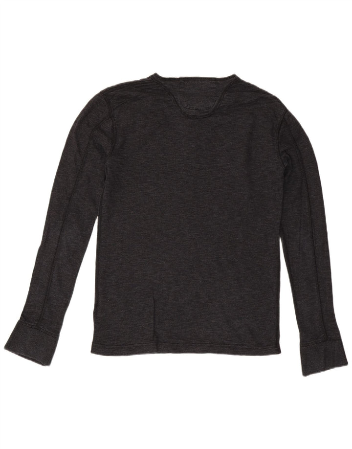 SUPERDRY muška majica dugih rukava, srednje sivi pamuk