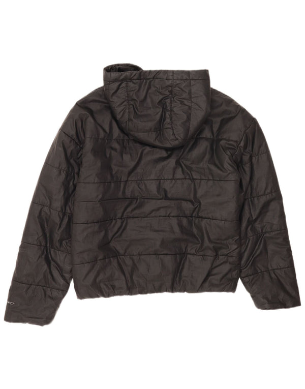 Nike ženska velika podstavljena jakna Therma-Fit s kapuljačom UK 6 XS crna