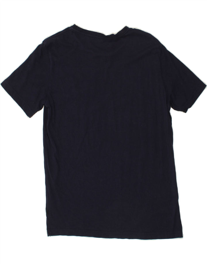 PUMA Mens Graphic T-Shirt Top Medium Navy Blue Cotton Vintage Puma and Second-Hand Puma from Messina Hembry 